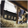 Rabbit Hay Feeder Bag,Hay Hanging Feeder Storage with 4 Holes&Shoulder