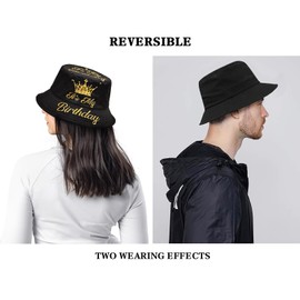 Malaxlx Its My Birthday Bucket Hat Beach Sun Hat for Women Men Teens Outdoor Travel Reversible Fishing Hat