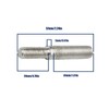 OTOTEC Doppelendige Gewindebolzen, M8 auf M10, 55 mm, 304er-Edelstahl, Gewindeadapter