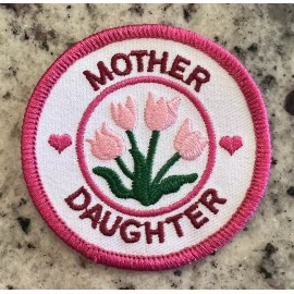 Girl Scouts MOTHER DAUGHTER Fun Patch Tulips Flowers