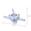Aluminium Inline Fuel Tap Valve, 2.17in Length for Motorcycle ATV