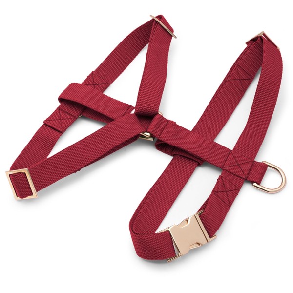 Bark Duke Indestructible Dog Harness, Fully Customizable Fit, No Pull,