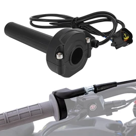 IUVWISN Electric Dirt Bike Throttle for Surron, Twist Handle Throttle Cable for Sur Ron Light Bee X LBX E-Ride Pro SR S SS 2.0 3.0 Black