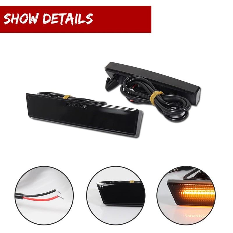 KENRTIR for 1995-2005 Chevy Astro GMC Safari Van Side Marker