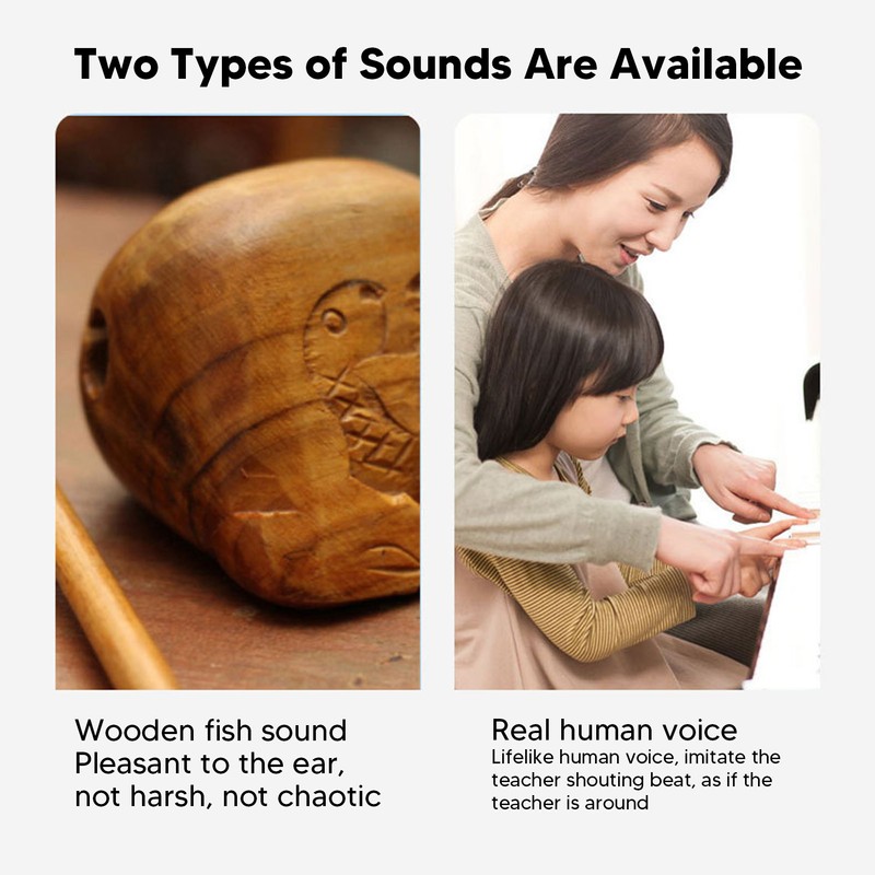 Electronic Metronome Rechargeable High Accuracy Universal Digital Metronome for Guitar