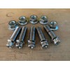 H.R.E. Assembly Wheel M8 X 125 3piece Wheel Chrome Bolts