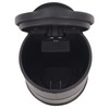 GERMANUS Car Ashtray, Spring-loaded Lid, ABS Plastic, 10.0 cm x