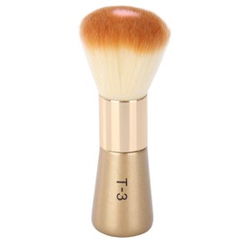 Large hair cutting neck duster brush, neck duster brush with gold-plated handle fashion style perfect accessory for all hairdressers