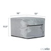 Crutello Indoor Grill Cover with Storage Pockets Compatible with Ninja