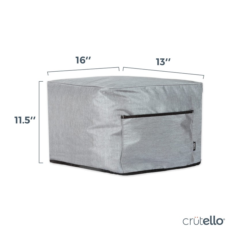 Crutello Indoor Grill Cover with Storage Pockets Compatible with Ninja
