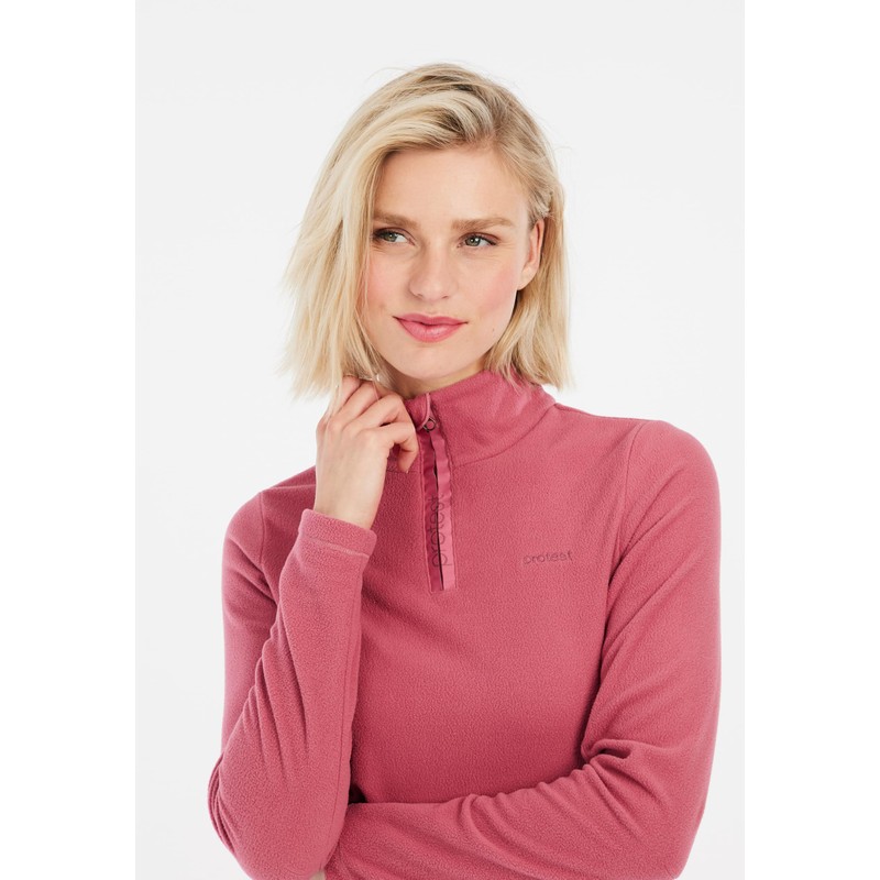 Protest Ladies, Women's 1/4 Zip MUTEZ Rose Dust Xxl/44