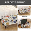 Eco-Ancheng Storage Ottoman Cover Rectangle Ottoman Slipcover Folding Storage Bench
