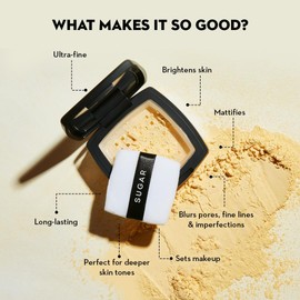 Sugar Cosmetics All Set To Go Banana Powder-Oil-Controlling, Long-Lasting, Smooth Application