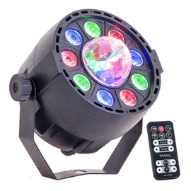 Ibiza - LED Light Effect Ibiza "PAR-ASTRO" 2-in-1 PAR Spotlight and Astro Effect, 12 W