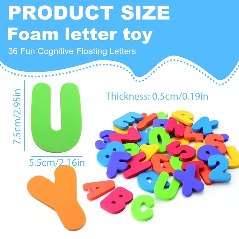 LuLiyLdJ Alphabets and Numbers Educational Toys for Babies, Removable Alphabet