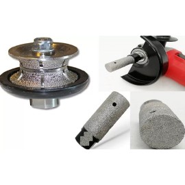 Roxx Tools 1-3/8" Diamond Milling bit 1-1/2" Full Bullnose Router Bit granite Marble BUFFER