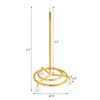 New Star Foodservice 23770 Brass Plated Check Spindle Holder for