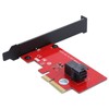 SFF-8643 to PCI-E 4X Adapter Card Converter with 1 Mini