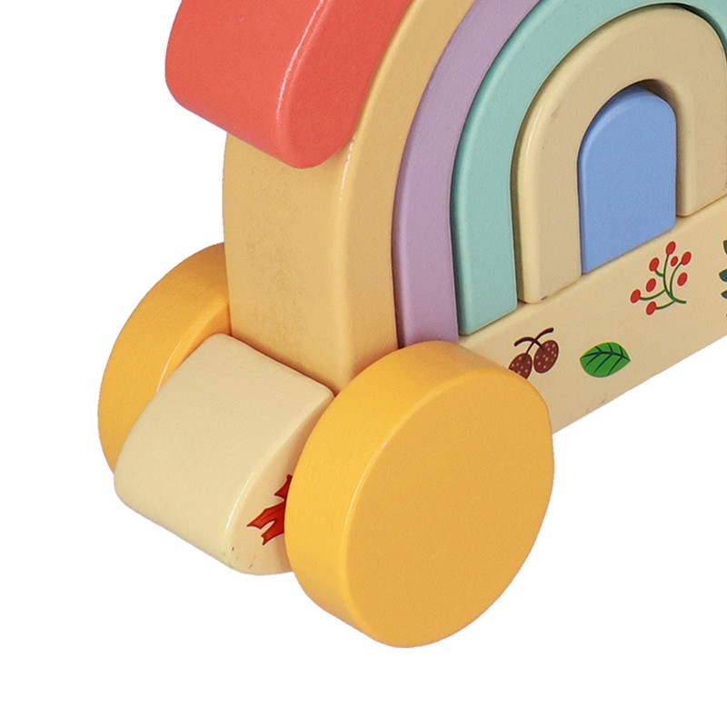 Beech Wooden Baby Pull Along Toy WalkALong Snails Toddler for