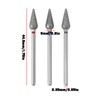 LT Easiyl 3pcs 2.35mm Cone Cuticle Diamond Drill Bit Fine