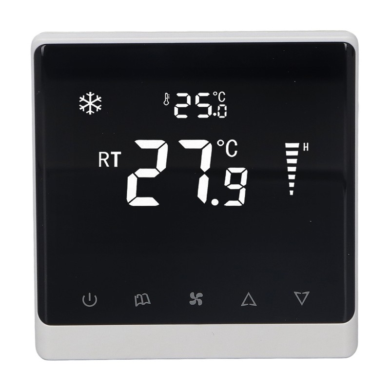 Air Conditioning Fan Thermostat Home Touchscreen Thermostat Panel Temperature Controller