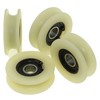 Nylon Pulley Wheels with 10 mm Round Groove 45 mm