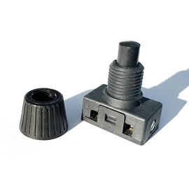 Built-in Pressure Switch 1-Pin 250V 2A Black with Screw Cap Diameter 21 x 12.5 x 26 mm Single Pole Pressure Switch