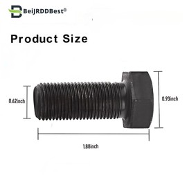 (3 Pack) 018-6020-00 Blade Bolt for Bad Boy 60 inch Mower Blades|5/8"-18 x 1-1/2" GR 8 Hex Bolt fit ZT, CZT, MZ, Outlaw, Magnum, Maverik
