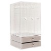 5 Drawers Acrylic Earring Holder Dustproof Storage Display Transparent Acrylic
