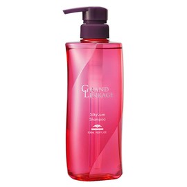 Milbon Grand Linkage Silky Luxe Shampoo, 16.9 fl oz (500 ml), Smooth (For Soft Hair) Shampoo