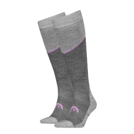 HEAD Unisex Ski Beginner Kneehigh Kneehigh Socks (Pack of 2)