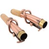 2Pcs Saxophone Neck Metal Straight Curved Accessory Replacement Set Kit