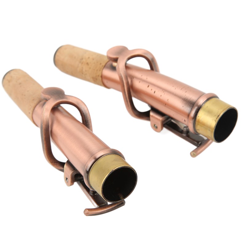 2Pcs Saxophone Neck Metal Straight Curved Accessory Replacement Set Kit