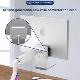 HEHELISAIL Vesa Mount Kit Vesa Monitor Arm Mounting Kit Vesa Converter 24 Inch Apple iMac M1 M3 and M4 Vesa Suitable for Office Home