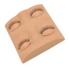 Lash Mannequin Head 2 Pairs Removable Replacement Eyes 3D Simulation