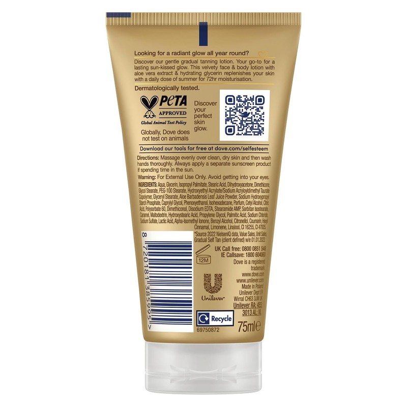 Dove 3 Packs of Dove Derma Spa Summer Revived Fair