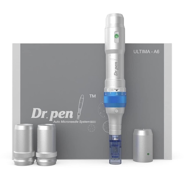 Dr.pen Ultima A6 Professional Pen, Derma Kit Pen Professional Skin care Kit - 6 pack Cartridges-(6x12Pin)…0.25mm