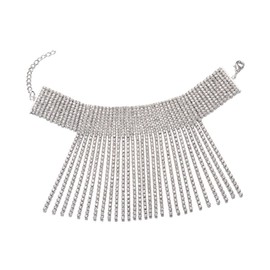 SAFIGLE Djustable Anklet Tassel for Women by Style Silver Foot Chain for Wedding Occasions