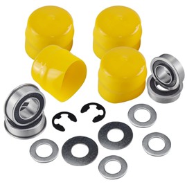 KINTLE Front Wheel Bushing to Bearing Conversion Kit for John Deere Lawn Mower Fits L100 L105 L108 L110 L120 L130 and M123811, GX21931, M143338, M123253, R27434.