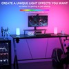 ROOTRO Touch Bedside Table Lamp, [Sleek Design & RGB Mode]