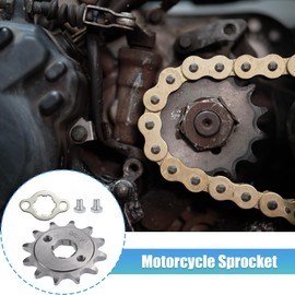 X AUTOHAUX 520 Style 12T Teeth 20mm ID Motor Front Sprocket Set for Motorcycle