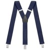 Sencillo Men's Braces with Strong Clips Y Shape, Dark blue