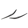 1Pair Headlight Eyelid Trim Protective Stylish Carbon Fiber Headlight Eyebrow