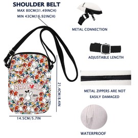 Animated Film Merchandise Gift Baymax Est 2014 Crossbody bag Movie Fans gift (B-MAX 2014 CB CA)