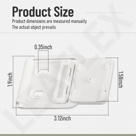 Garage Door Bracket Compatible with Simpli-Safe Alarm Entry Sensors, Works with Most Garage Doors, Safety Accessories That facilitate The Installation of Garage Doors, Note Sensor Not Included