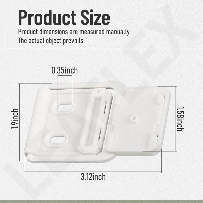 Garage Door Bracket Compatible with Simpli-Safe Alarm Entry Sensors, Works