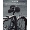 OIENNI 自転車サドル 超肉厚 お尻が痛くない 低反発クッション 衝撃吸収 穴開き 通気 防水 バック反射テープ