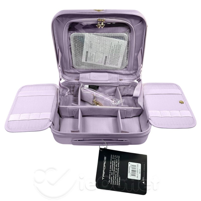 Triforce NEW Triforce Elite Hardside 12" Beauty Travel Makeup Case