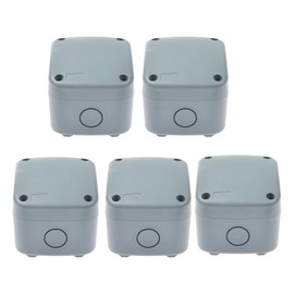 Waterproof Junction Box,Greencycle 5PK ABS IP66 Waterproof & Dustproof,Outdoor/Indoor Junction Box,Electrical Project Enclosure(3 1/4" x 2 3/4" x 2 1/4") DIY Opening Hole,for Terrace,Workshop