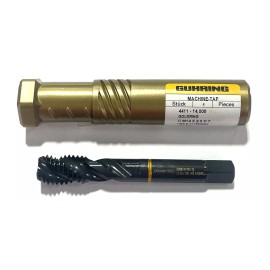 Guhring M14 x 2mm Tap Cobalt Spiral Flute Semi-Bottoming Tap D7 Gold Ring 3FL